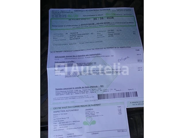 Ref:62548 - daf lf 180 fa veegwagen (2015-27,752 km)(vin: xlrael1500l439337) - afbeelding 44 van  50