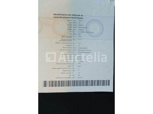 Ref:62673 - utility pickup dacia dokker sd (2016-62,425 km)(vin:uu18sdrv555134875) - afbeelding 47 van  48