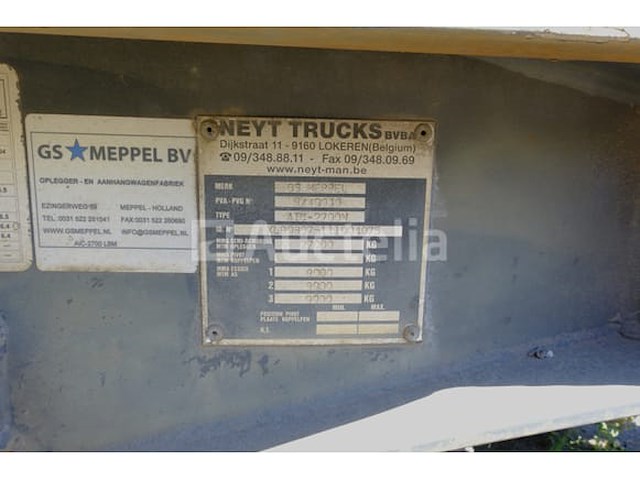 Ref:6657 - gs meppel aic-2700n containertrailer - afbeelding 14 van  37