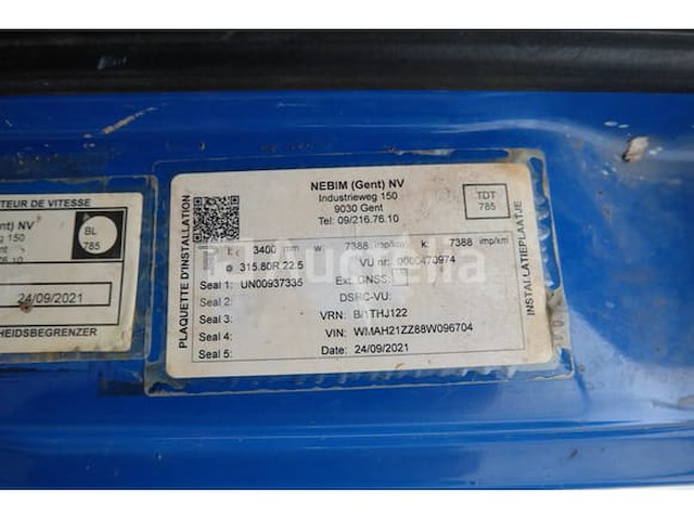 Ref:6667 - containertruck man tga hs264fnlc (vin:wmah21zz88w096704) - afbeelding 26 van  52