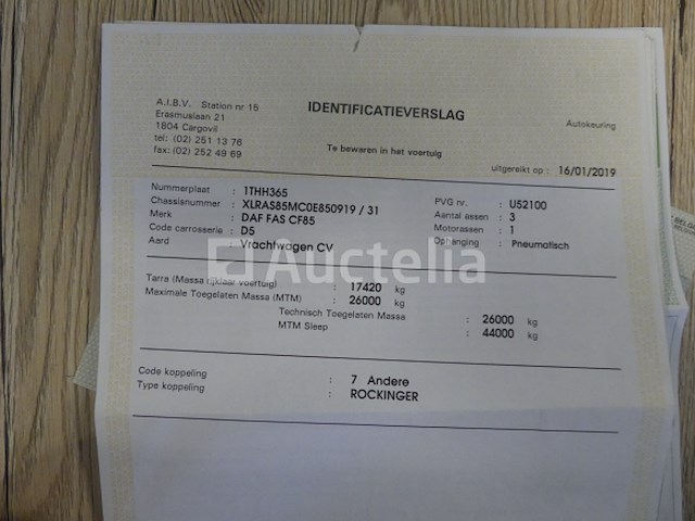 Ref:6691 - daf fas cf85 containertruck - afbeelding 35 van  49
