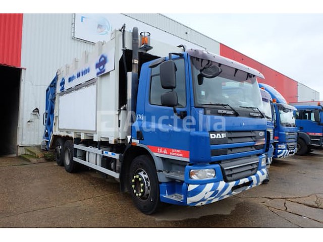 Ref:6745 - daf fan cf75 vuilniswagen (vin:xlras75pc0e855168) - afbeelding 1 van  45