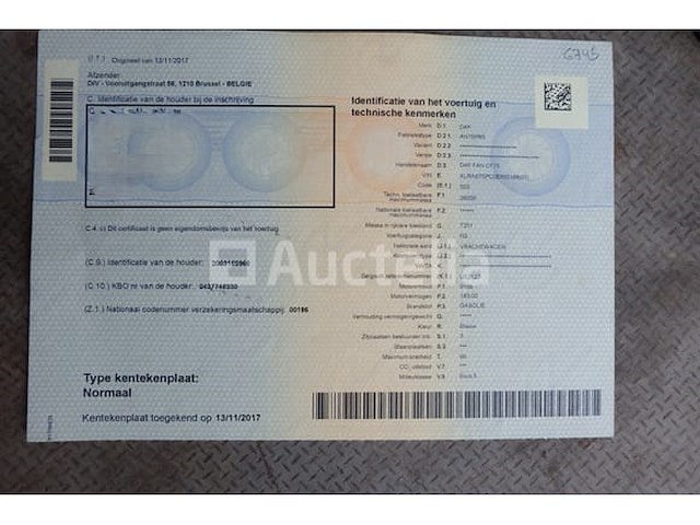 Ref:6745 - daf fan cf75 vuilniswagen (vin:xlras75pc0e855168) - afbeelding 31 van  45