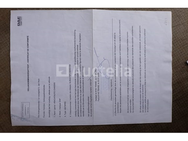 Ref:6745 - daf fan cf75 vuilniswagen (vin:xlras75pc0e855168) - afbeelding 36 van  45