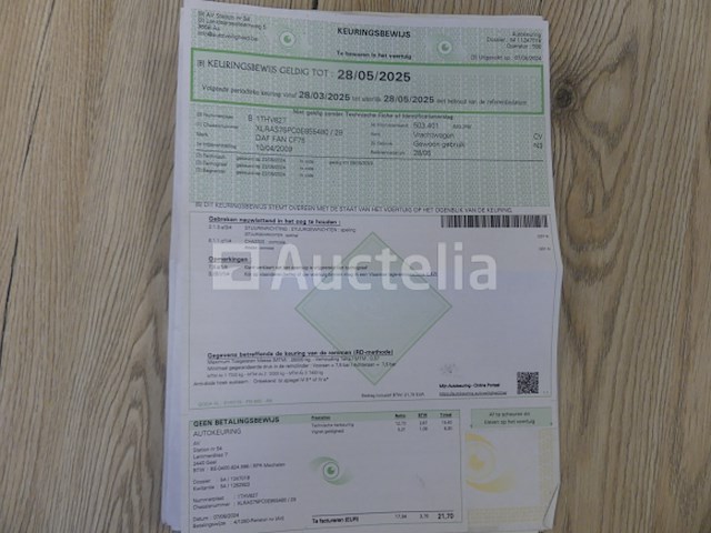 Ref:6746 - daf an75pr5 vuilniswagen (2009-510,930 km) - afbeelding 33 van  50