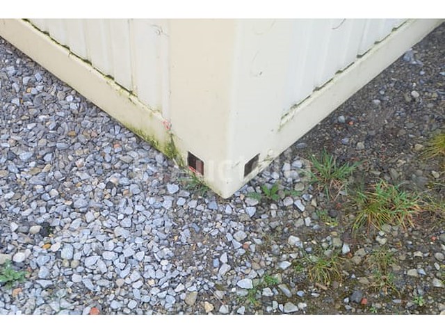 Ref:6950 - dubbel gemonteerde geïsoleerde container op de bouwplaats - afbeelding 5 van  12