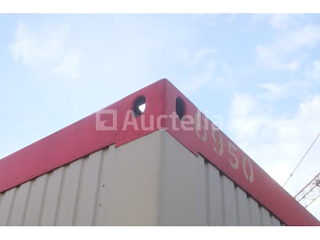 Ref:6950 - dubbel gemonteerde geïsoleerde container op de bouwplaats - afbeelding 6 van  12
