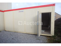 Ref:6950 - dubbel gemonteerde geïsoleerde container op de bouwplaats - afbeelding 9 van  12