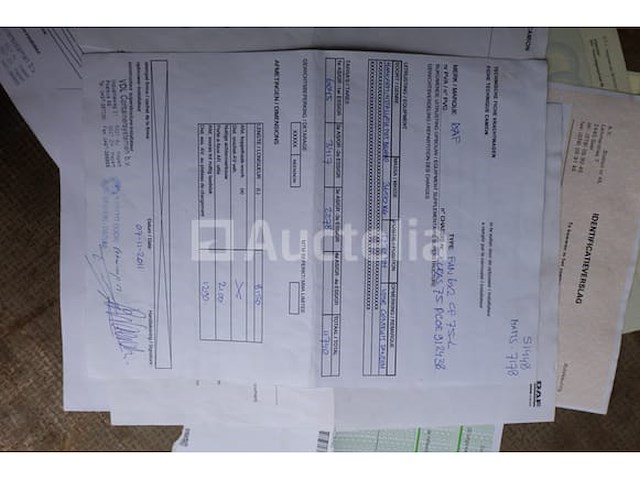 Ref:7178 - daf fan cf75 containertruck (2011-555,328 km)(vin:xlras75pc0e912438) - afbeelding 40 van  51