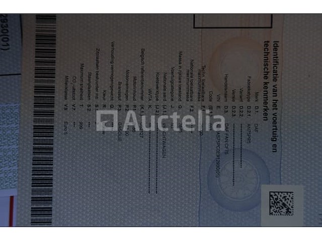 Ref:7179 - daf fan cf85 containertruck (2011-462,883 km) (vin: xlras75pc0e912930) - afbeelding 50 van  60