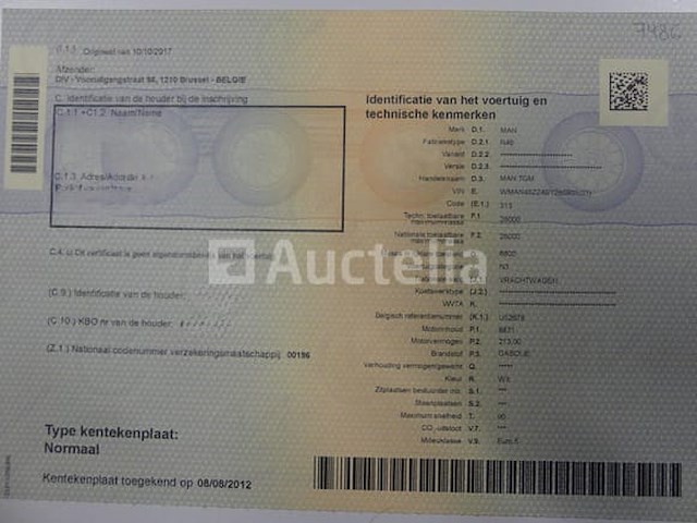 Ref:7486 - man tgm vuilniswagen (2011-268,805 km) - afbeelding 50 van  59