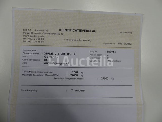 Ref:7546 - gs meppel aic-2700n containertrailer - afbeelding 24 van  31