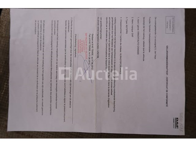 Ref:7573 - daf fagcf 75 vuilniswagen (2012-528,297 km)(vin:xlrag75pc0e946825) - afbeelding 47 van  55