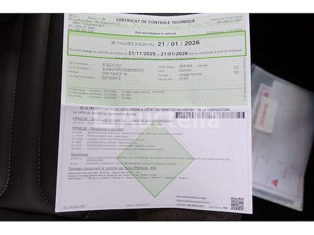 Ref:7607 - daf cf75.250 vuilniswagen (2012-583.654 km)(vin:xlrag75pc0e955955) - afbeelding 54 van  58