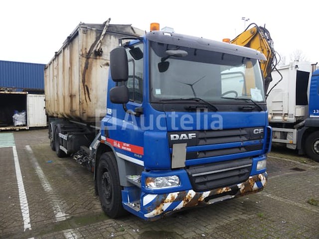 Ref:7629 - daf fan cf75 containertruck (2012-831,624 km) (vin: xlras75pc0e965327) - afbeelding 1 van  48