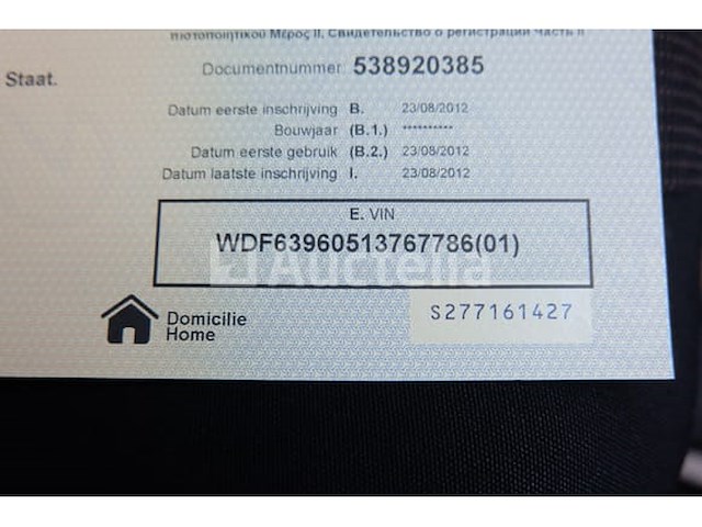 Ref:7640 - mercedes-benz vito bestelwagen (2012-357,377 km)(vin:wdf63960513767786) - afbeelding 2 van  39