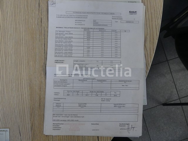 Ref:7661 - containerwagen met kraan daf fan cf85 (2012-323,073 km) - afbeelding 62 van  65