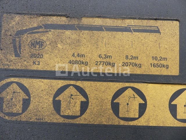 Ref:7661 - containerwagen met kraan daf fan cf85 (2012-323,073 km) - afbeelding 64 van  65