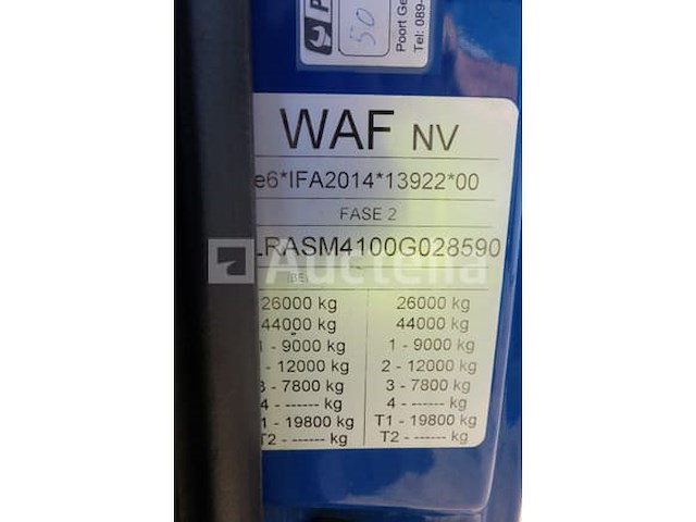 Ref:7707 - daf cf400fas containertruck (2014 - 801,011 km) - afbeelding 19 van  57
