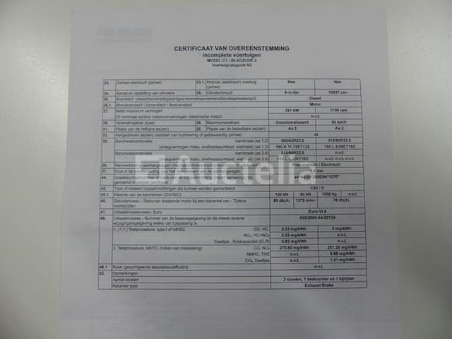 Ref:7707 - daf cf400fas containertruck (2014 - 801,011 km) - afbeelding 53 van  57