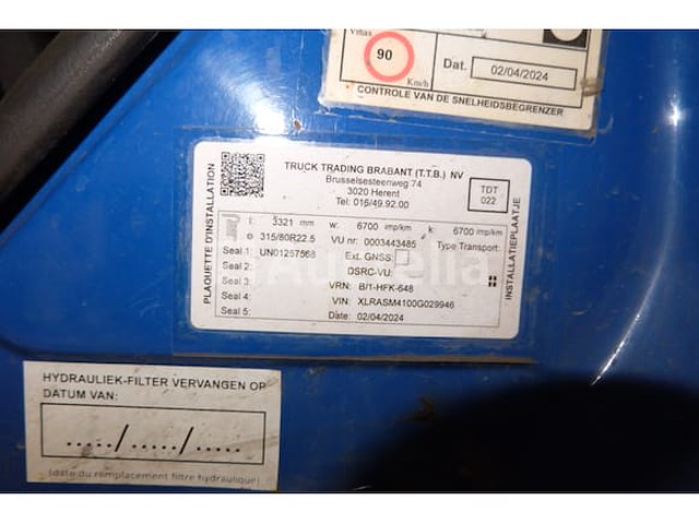 Ref:7711 - containertruck (ongeluk) daf cf400 fas (vin:xlrasm4100g029946) - afbeelding 33 van  46