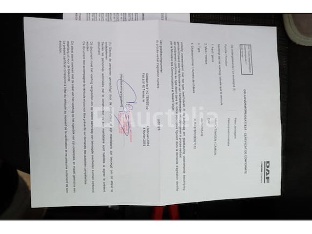 Ref:7755 - daf fan cf75 vuilniswagen (2012-462,885 km)(vin:xlras75pc0e927312) - afbeelding 50 van  60