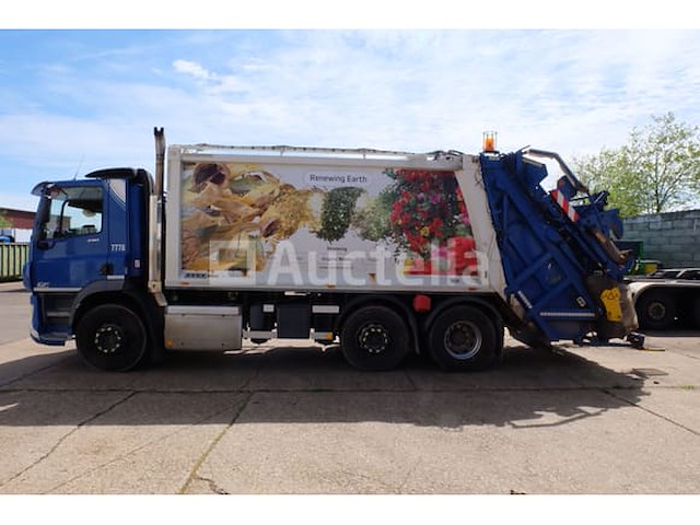 Ref:7778 - daf cf 290 fag vuilniswagen (2015-413,344 km) - afbeelding 42 van  45