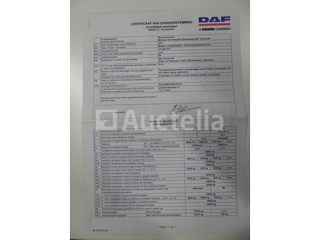 Ref:7844 - daf cf400fas containertruck (2016-430,555 km) - afbeelding 50 van  56
