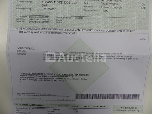 Ref:7858 - daf cf400fas containertruck (2016-435,684 km) - afbeelding 46 van  52
