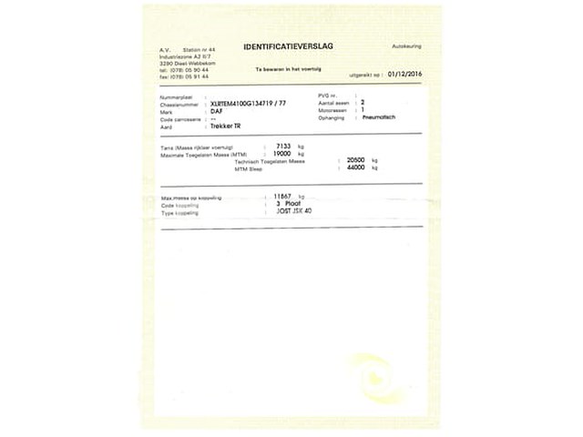 Ref:7918 - daf cf 440 ft trekker (2016-407,456 km)(vin:xlrtem4100g134719) - afbeelding 61 van  65