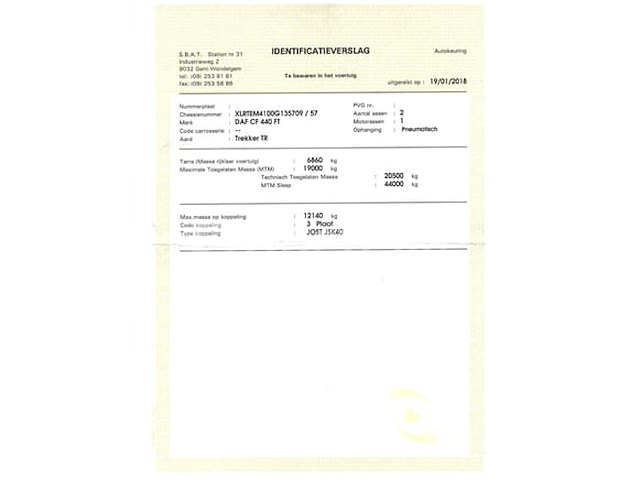 Ref:7919 - daf cf 440 ft trekker (2016-500,292 km)(vin:xlrtem4100g135709) - afbeelding 38 van  44