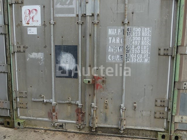 Ref:82 - 20 ft aluminium zeecontainer - afbeelding 4 van  8