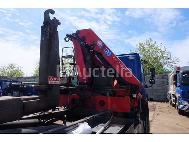 Ref:8374 - containertruck met kraan daf cf 400 fan (2016-441,638 km) - afbeelding 6 van  54