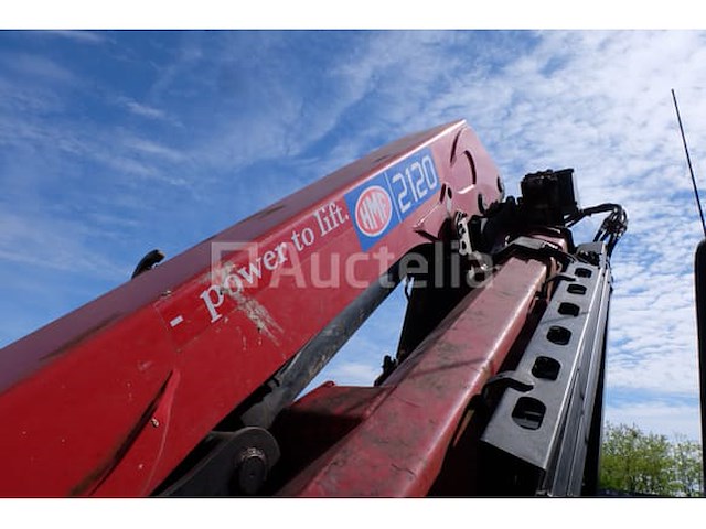 Ref:8374 - containertruck met kraan daf cf 400 fan (2016-441,638 km) - afbeelding 9 van  54