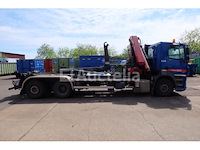 Ref:8374 - containertruck met kraan daf cf 400 fan (2016-441,638 km) - afbeelding 12 van  54