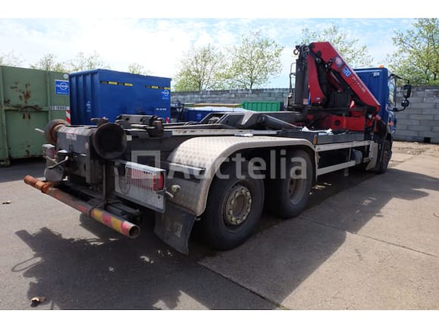 Ref:8374 - containertruck met kraan daf cf 400 fan (2016-441,638 km) - afbeelding 23 van  54