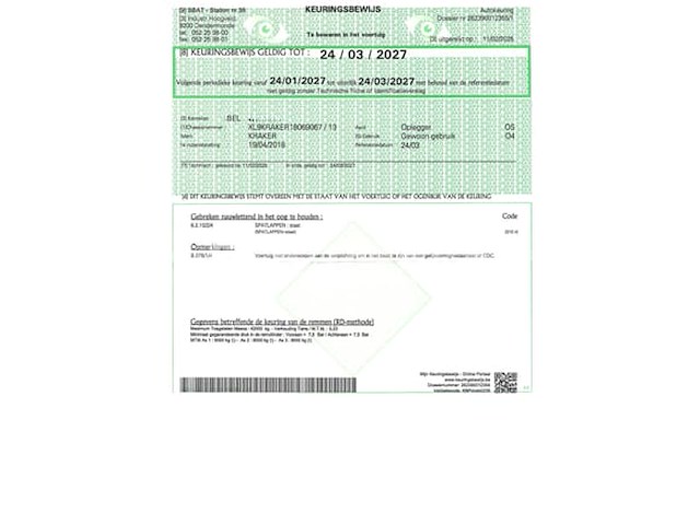 Ref:9407 (298) - semi remorque couverte kraker trailers cf-z (vin:xl9kraker18069067) - afbeelding 16 van  38