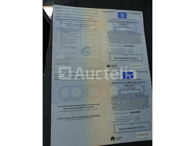 Ref:9573 - renault access d19 vuilniswagen (2015-120,577 km)(vin:seg1932bl6bf21133) - afbeelding 28 van  39