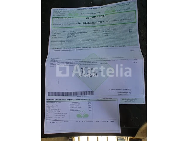 Ref:9580 - vuilniswagen renault access d19 (2015-123,158 km)(vin:seg1932bl6bf21123) - afbeelding 26 van  55