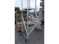 Ref:escram07 - perfecty 7-traps aluminium trapladder - afbeelding 3 van  5