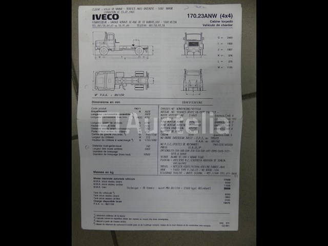 Ref:g11 - kiepwagen met kraan iveco 170.23anw (1993-56.155 km-vin:wjmd1rgsm09015268) - afbeelding 8 van  36