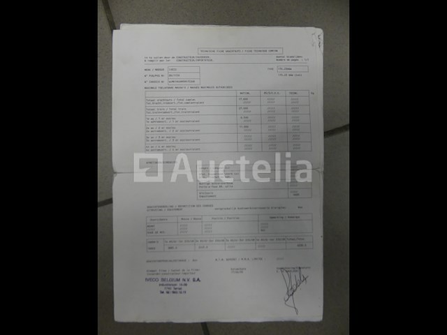 Ref:g11 - kiepwagen met kraan iveco 170.23anw (1993-56.155 km-vin:wjmd1rgsm09015268) - afbeelding 26 van  36