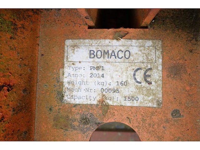 Ref:hbk003 - bomaco pmf1 blokklem - afbeelding 5 van  6