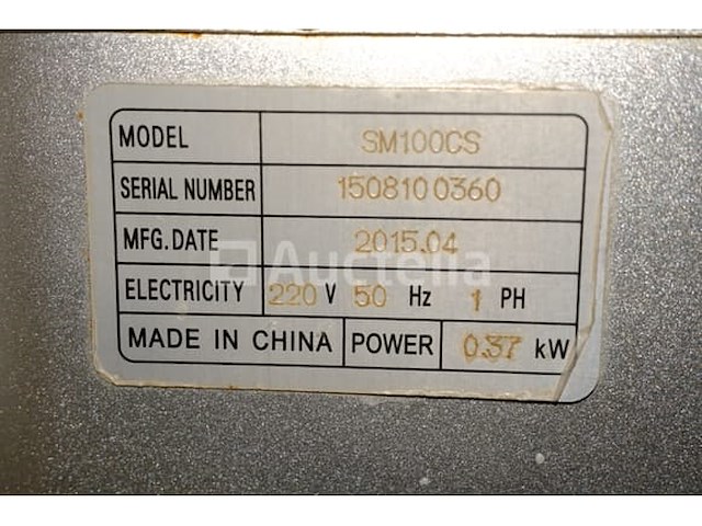 Ref:lot 104 - sinmag europe sm-100cs mixer - afbeelding 5 van  6
