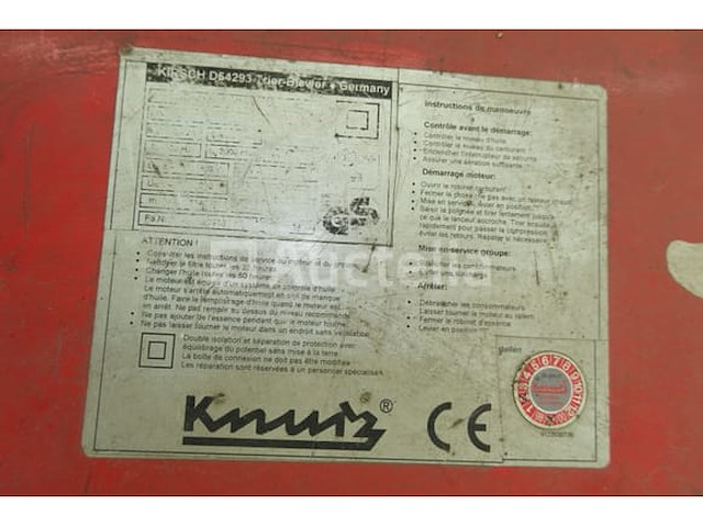 Ref:lot 3 - kirsch draagbare generator - afbeelding 2 van  9