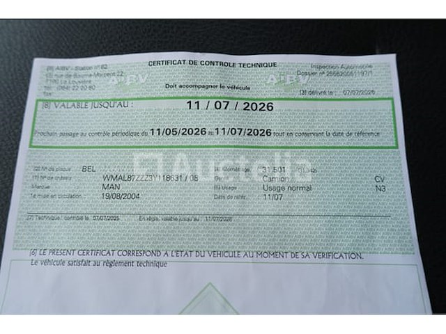 Ref:lot v7 - ladder truck man ls 19 llc (2004-31,937 km-vin:wmal87zzz3y118631) - afbeelding 84 van  84