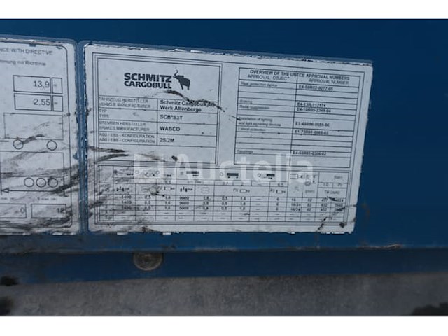 Ref:qacu498 - schmitz cargobull scb-s3t gordijntrailer (2016-vin:wsm00000003244747) - afbeelding 19 van  31