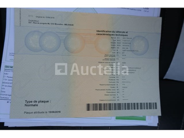 Ref:qada362 (lot 9 bis) - max trailer max 100 (2016-vin:yamt13xx3g0100717) - afbeelding 19 van  26