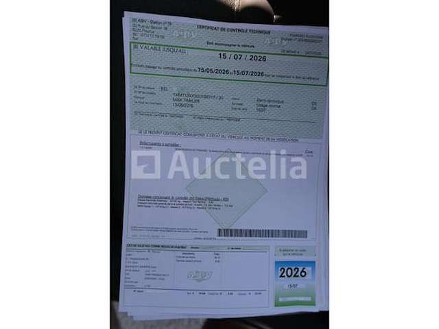 Ref:qada362 (lot 9 bis) - max trailer max 100 (2016-vin:yamt13xx3g0100717) - afbeelding 25 van  26