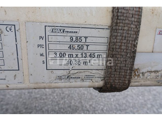 Ref:qaer440 - semitrailer max trailer max 100 (2017-vin:yamt13xx9h0101565) - afbeelding 1 van  30